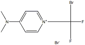 N-BROMODIFLUOROMETHYL-4-DIMETHYLAMINOPYRIDINIUM BROMIDE 结构式