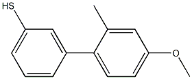 3-(4-METHOXY-2-METHYLPHENYL)THIOPHENOL 结构式