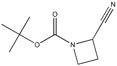 1-BOC-2-CYANO-AZETIDINE 结构式