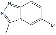 6-BROMO-3-METHYL-1,2,4-TRIAZOLO[4,3-A]-PYRIDINE 结构式