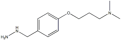 [3-(4-Hydrazinomethyl-phenoxy)-propyl]-dimethyl-amine 结构式