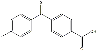 4-(4-METHYLTHIOBENZOYL)BENZOIC ACID 结构式