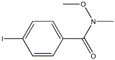 4-IODO-N-METHOXY-N-METHYL-BENZAMIDE 结构式