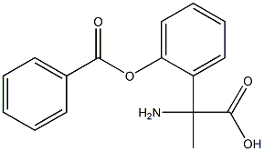 (2S)-2-Amino-2-(2-phenylcarbonyloxyphenyl)propanoic acid 结构式