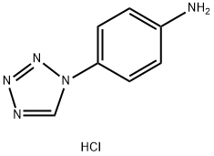 4-(1H-TETRAZOL-1-YL)ANILINE HYDROCHLORIDE 结构式