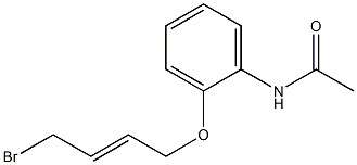 N-[2-(4-Bromo-but-2-enyloxy)-phenyl]-acetamide 结构式