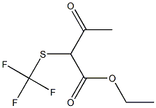 3-OXO-2-(TRIFLUOROMETHYLTHIO)BUTYRICACID ETHYL ESTER 结构式