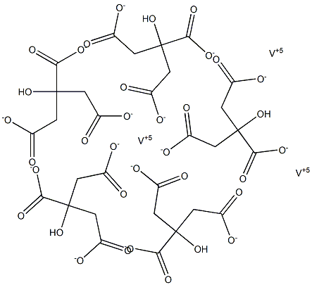 VANADIUM CITRATE 结构式