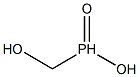 HYDROXYMETHYLPHOSPHINIC ACID 结构式