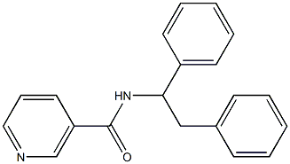 1-NICOTINOYLAMINO-1,2-DIPHENYLETHANE 结构式