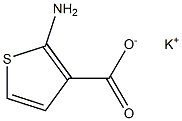 2-AMINO-3-THIOPHENECARBOXYLIC ACID POTASSIUM SALT 结构式