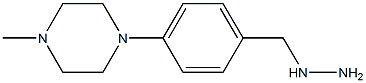 [4-(4-METHYL-PIPERAZIN-1-YL)-BENZYL]-HYDRAZINE 结构式