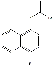 2-BROMO-3-(4-FLUORO-1-NAPHTHYL)-1-PROPENE 结构式