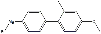 4-(4-METHOXY-2-METHYLPHENYL)PHENYLMAGNESIUM BROMIDE 结构式