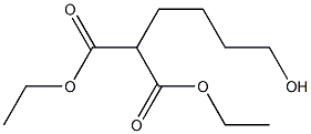 DIETHYL (4-HYDROXYBUTYL)MALONATE 结构式