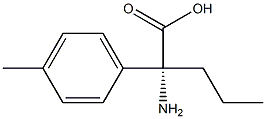 (2R)-2-AMINO-2-(4-METHYLPHENYL)PENTANOIC ACID 结构式