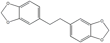 1,2-Bis-(3,4-methylenedioxyphenyl)-ethane 结构式