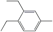 1,2-DIETHYL-4-METHYLBENZENE 结构式