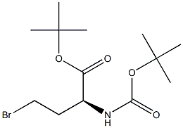 (S)-4-BROMO-2-TERT-BUTOXYCARBONYLAMINO-BUTYRIC ACID TERT-BUTYL ESTER 结构式