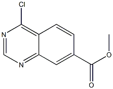 METHYL 4-CHLOROQUINAZOLINE-7-CARBOXYLATE 结构式