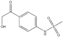 N-(4-GLYCOLOYLPHENYL)METHANESULFONAMIDE 结构式