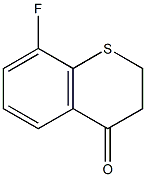 8-FLUORO-2,3-DIHYDRO-4H-THIOCHROMEN-4-ONE 结构式