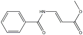 3-BENZOYLAMINO ACRYLIC ACID METHYL ESTER 结构式