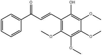 2-羟基-3,4,5,6-四甲氧基查尔酮 结构式