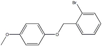 2-BROMOBENZYL-(4-METHOXYPHENYL)ETHER 结构式