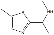 METHYL-[1-(5-METHYL-THIAZOL-2-YL)-ETHYL]-AMINE 结构式