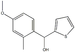 4-METHOXY-2-METHYLPHENYL-(2-THIENYL)METHANOL 结构式
