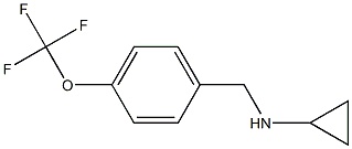 (R)-环丙基(4-(三氟甲氧基)苯基)甲胺 结构式