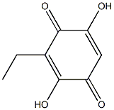 3-Ethyl-2,5-dihydroxy-[1,4]benzoquinone 结构式