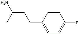 4-(4-氟苯基)丁-2-胺 结构式