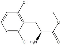 METHYL (2S)-2-AMINO-3-(2,6-DICHLOROPHENYL)PROPANOATE 结构式