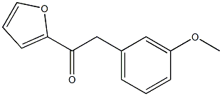 1-(2-FURYL)-2-(3-METHOXYPHENYL)ETHAN-1-ONE 结构式