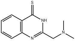 2-[(DIMETHYLAMINO)METHYL]QUINAZOLINE-4-THIOL 结构式