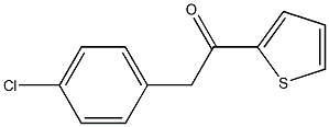 2-(4-CHLOROPHENYL)-1-(2-THIENYL)ETHAN-1-ONE 结构式