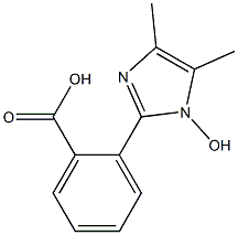2-(1-HYDROXY-4,5-DIMETHYL-1H-IMIDAZOL-2-YL)-BENZOIC ACID 结构式