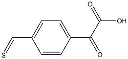 4-THIOMETHYLBENZOYLFORMIC ACID 结构式