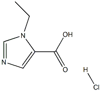 3-乙基-3H-咪唑-4-羧酸盐酸盐 结构式