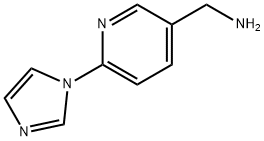 6-(1H-IMIDAZOL-1-YL)PYRIDIN-3-YL]METHANAMINE 结构式