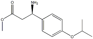 METHYL (3R)-3-AMINO-3-[4-(METHYLETHOXY)PHENYL]PROPANOATE 结构式