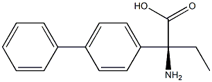 (2S)-2-AMINO-2-(4-PHENYLPHENYL)BUTANOIC ACID 结构式