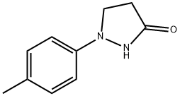 3-HYDROXY-1-(4-METHYLPHENYL)-2-PYRAZOLINE 结构式