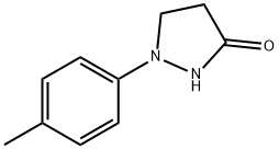 3-Hydroxy-1-(4-methylphenyl)-2-pyrazoline 结构式