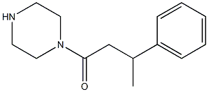 1-(3-PHENYLBUTANOYL)PIPERAZINE 结构式