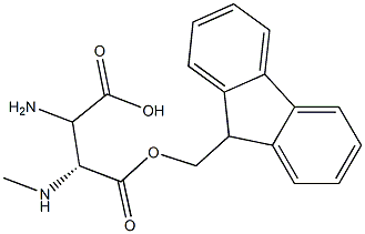 FMOC-BETA-N-METHYLAMINO-D-ALA 结构式
