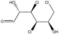 3,4,6-TRICHLORO-3,4,6-TRIDEOXYGLUCOSE 结构式