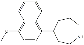 4-(4-METHOXY-NAPHTHALEN-1-YL)-AZEPANE 结构式